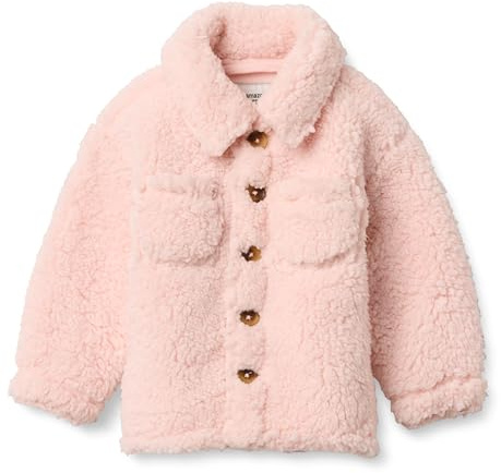 Amazon Essentials Mixte bébé Veste-Chemise Sherpa Boutonnée sur Le Devant