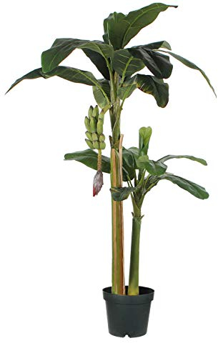MICA Decorations 999104 Plante Artificielle, Polyester, Vert, H 180 x Ø 115 cm