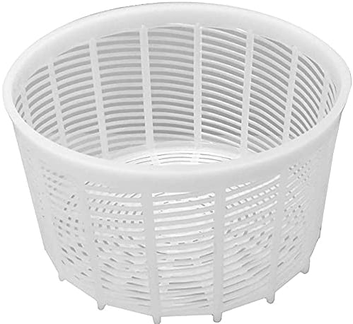Soft Cheese Mold for Cheese Making 1.25QT - Small Cheese Mold - Homemade Cheese Making Supplies - Cream Cheese Form Mold - Molde Para Queso Fresco Casero - Feta Ricotta Cheese Making Basket Mold