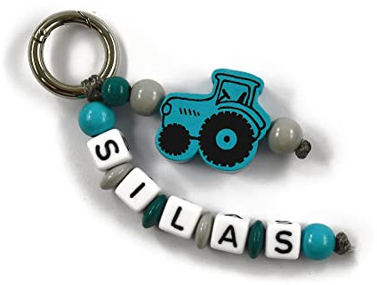 Schlüsselanhänger personalisiert Trecker, Traktor - viele verschiedene Modelle - Kinder - Erwachsene - Taschenbaumler - Schlüsselring