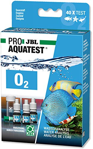 JBL ProAquaTest O2, Wassertest-Set, Sauerstoff, Für Süß-/Meerwasser-Aquarien und Teiche