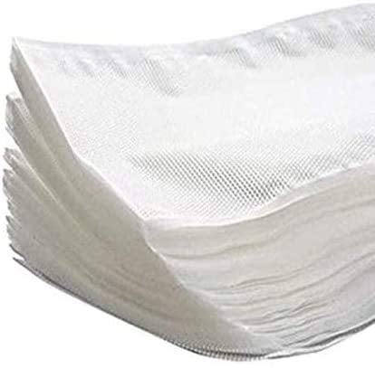 VIRSUS Geprägte Vakuumbeutel für Vakuumierer Lebensmittel geeignet goffrierte Vakuumrollen 105 Mikron 20x30cm 100 Stücke