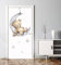 MyMaxxi - Tür bekleben mit Türtapete Türposter Türfolie Selbstklebend 90x200 Bär Mond Baby neutral - Tür verschönern mit Türfolie - Türaufkleber Mädchen und Junge