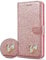 DN-TECHNOLOGY iPhone X/Xs Case, Glitter 3D Heart Diamond Bling Wallet Flip Cover for iPhone X/XS (ROSE GOLD)