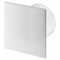 Standard Bathroom Extractor Fan 100mm with Modern White Square Front Panel/Duct Ventilator