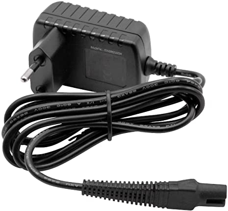 vhbw AC Netzteil kompatibel mit Braun Series 3 320, 320r-4, 320s, 320s-4, 320s-5, 330, 330s, 330s-4, 330s-5, 340 Rasierer