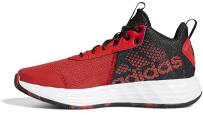 Adidas Unisex Ownthegame 2.0 Shoes-Mid (Non-Football), Vivid Red/FTWR White/Core Black, 44 EU Schmal
