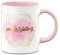 Tassenbrennerei Original Tasse mit Spruch Anstaltsleitung - Lady Boss Edition im Gold Design - Kaffeetasse lustig für Kollegin, Kollegen oder Chefin (Rosa)