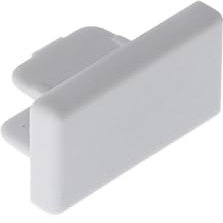 EDO - SEVA Schienensystem Rail - Endkappe für Decken-Stromschiene, Weiß - Abschluss für 1-phasige Lichtschiene - SEVA Cap White, Schienenbeleuchtung für Wohnzimmer Schlafzimmer