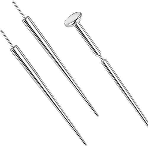 PunkTracker 14g/16g/18g/20g ASTM F136 Titan Piercing Kit Taper Insertion Pin für gewindelose Push In Tragus Helix Lippe Nase Helix Piercing Schmuck Knorpel Ohrringe Labret Studs Nasenstecker Stretcher