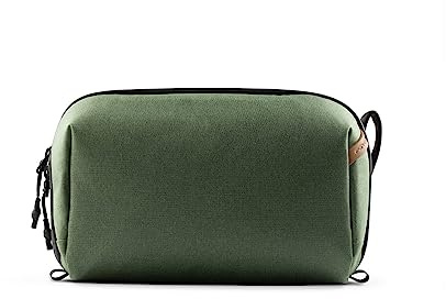 PGYTECH Waschtasche Kulturbeutel, wasserdichte Wash Bag Herren zum Aufhängen, Reise Kosmetiktasche Toiletry Bag für Toilettenartikel & Kosmetika, Grün