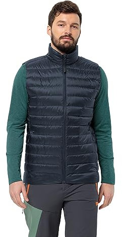 Jack Wolfskin Pilvi Down Vest M Down Vest, Night Blue, XL for Men, Night Blue (Night Blue), XL