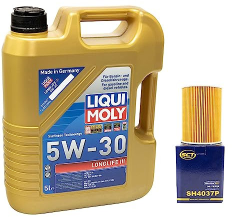 Motoröl Set Longlife III 5W-30 LIQUI MOLY 5 Liter + Ölfilter SH4037P