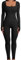 Svanco Jumpsuit Damen Eng Yoga Bodysuit Sport Gerippte Einteiler Overall Stretch Langarm Romper Sexy Nahtloser One Piece Bodycon Quadratischem Neck Fitness Outfit Set