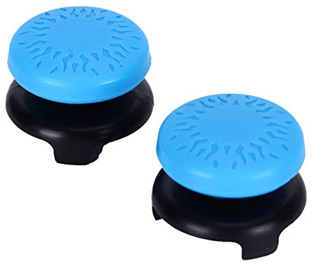 2 Stück Daumengriffkappen, Weiche Silikon Thumbsticks Abdeckung, Kratzfeste Ersatz Gamepad Tastenkappe für PS5 Game Joystick Controller(#3)