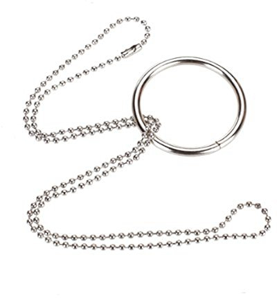 yoligan Ring Halskette Metall Trick Requisiten Knoten
