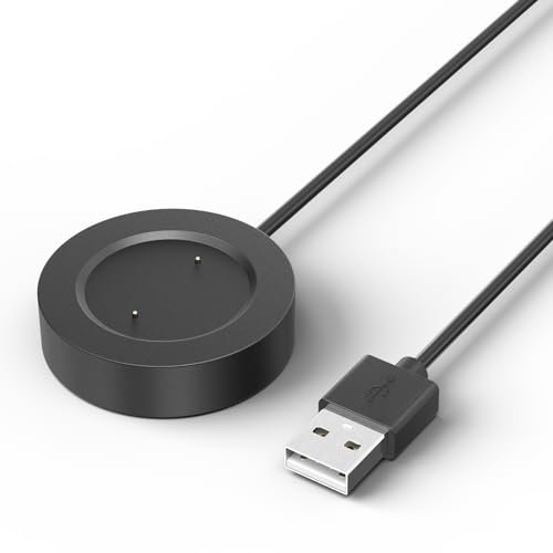 Amzpas Cavo di Ricarica USB Caricatore per Xiaomi Mi Watch/Xiaomi Watch S1 Active,Portatile Caricatore Cavo di Ricarica USB Caricabatterie per Xiaomi Watch S1 Active/Xiaomi Mi Watch (100cm)