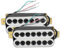 micro de guitare électrique Humbucker Micro Guitare 7 Cordes Parapluie Micro Guitare Électrique Noir Blanc Micro Sans Cadre (Color : 2, Size : B)