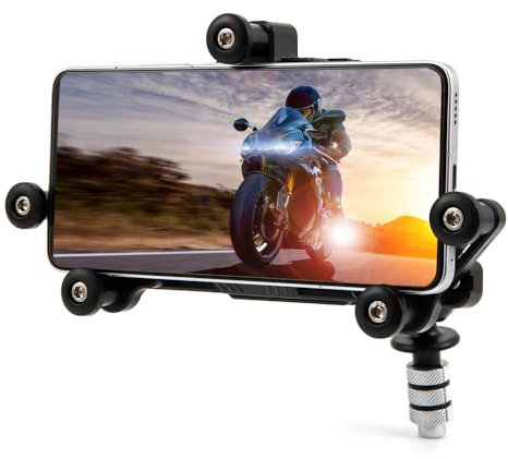 evomosa Porta cellulare per moto Supporto GPS per smartphone da 4'' - 7'' Adatto a tutte le moto con fori da 12mm-24mm Per R1 R6 F5 CBR650F VFR1200 Vfr800 GSX-R750 (B)