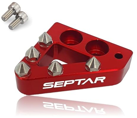 PUNTALE FRENO POSTERIORE per BETA RR 50-125(4t) 2010-2024 | SEPTAR (ROSSO)