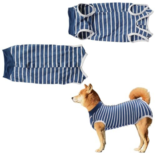ZEPIQOR Body Post Operatorio Cane,Dimensione L,Tuta Recupero Cane,Body Cane Post Operatorio Femmina, Maschio Tuta Post Operatoria Cane,Body Chirurgico Cane Tutina Post Operatoria Cane