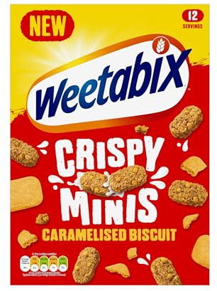 Weetabix Crispy Minis Caramelised Biscuit Breakfast Cereal 500g