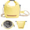K&F Concept Borsa Fotocamera, Borsa a Tracolla per Fotocamera Reflex Custodia Morbida per Macchine Fotografiche Reflex Compatta Videocamera per le donne-Giallo