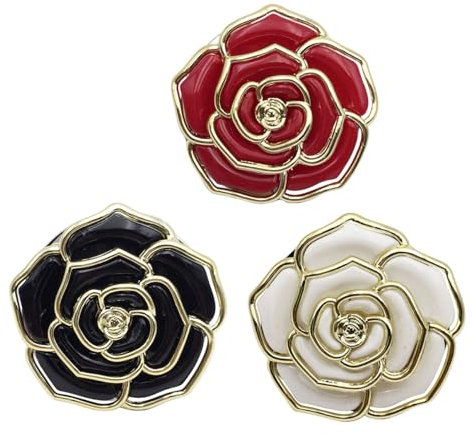 Ulalaza 3pcs Fashion Purse Foldable Hook Anti-Slip Portable Folding Handbag Table Hangers Holder Bag Storage Decor Gift for Women Girls