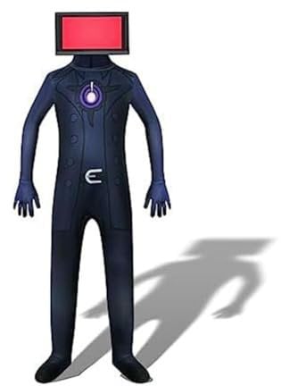 QJIRZB Toilet Cosplay Costume Titan Cameraman/Titan Speakerman/Titan TV Man/Cameraman Cosplay (Titan Tv Man, 180)