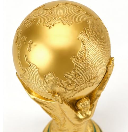 KEERSONG Replica del Trofeo della Coppa del Mondo di Calcio, Trofeo dei Campioni,13cm