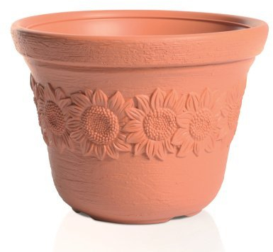 Pflanztopf Blumentopf Pflanzkübel Blumenkübel Suny Terrakotta 5 Größen (57)