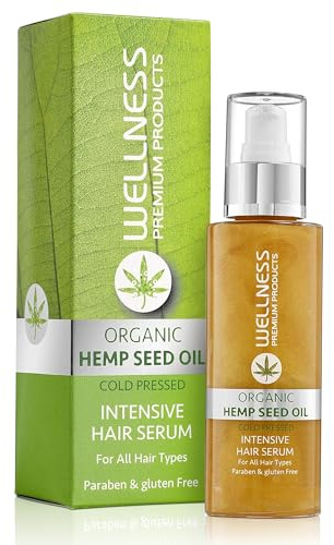 WELLNESS PREMIUM PRODUCTS Intensive feuchtigkeitsspendendes Haarserum mit goldenen Partikeln für alle Haartypen 100ml