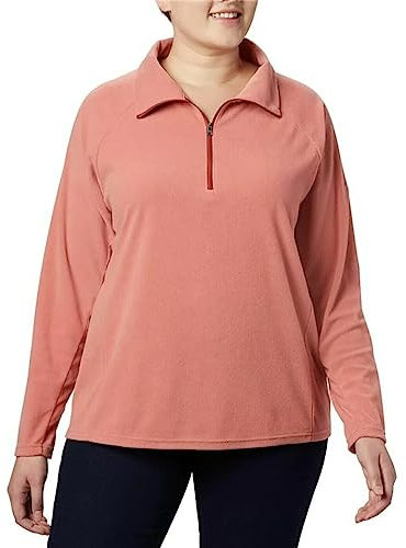 Columbia Glacial IV Half Zip Pullover Fleece, Corallo Scuro, XL Donna