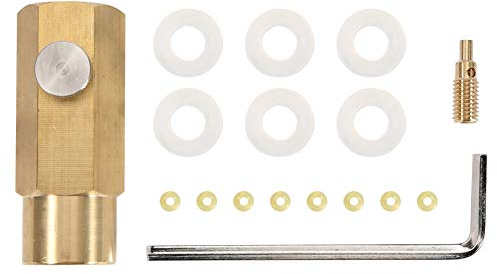 Nikou CO2 Refill Adapter - Flaschenfuellung CO2 Refill Adapter Kit Soda Tank Anschluss for W21.8-14 Ventil CO2 Behälter