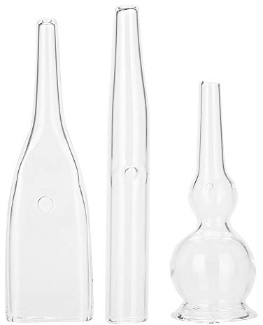 Gesichtsreinigung Vakuum Glasrohr - 3Pcs Glaspfeifen Kit zur Entfernung Schönheit Maschine Zubehör Gesichtsreinigung Set