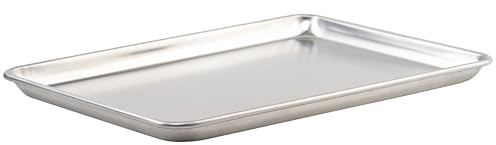 Winco Commercial-Grade Aluminum Sheet Pan, 18 Gauge, 1/2 Size