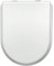 king seat Ja WC-Sitz Polyester Clodia, europäisches Weiß