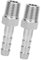 Connettore Rapido Portagomma 2 Pezzi 1/4 Pollici, Raccordi per Tubo Aria in Acciaio inossidabile, Connettore Filettato Maschio Bspt + Raccordo Rapido Giunto Portagomma(Bspt1/4-8Mm)