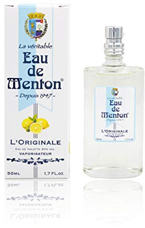 Eau de Menton - Lemon Eau de Toilette - Natural Vegan Citrus Fragrance - Light Fresh Unisex Perfume - Made in France - 3.4 fl oz (50 ml)