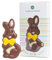 Bunny Solo Milk - Schokolade - Osterhase aus Vollmilchschokolade | Geschenkidee | Ostern | Ostergeschenk | Hase | Mann | Frau | Kind | Kinder | Junge | Mädchen | Schokoladenfigur | Geburtstag