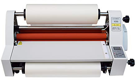 Laminatrice di riempimento a freddo a caldo, macchina di laminazione termica su un lato e su due lati con controllo della temperatura per documenti, foto, schede Max. Larghezza 35 cm