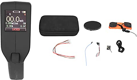 VGEBY Surfing wasserdichte Fernbedienung, Elektrisches Surfbrett Voll wasserdichte Fernbedienung VX3 Wireless mit GPS-LED-Bildschirm(Schwarz) Surf-Segelboot
