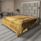 ABAKUHAUS ägyptisch Bettlaken, Sphinx Old Face, weiches bequemes oberes Bettlaken dekoratives Bett 1 Stück, 275 cm x 260 cm, Bernstein Sand Braun