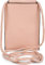 styleBREAKER Damen Handy Umhängetasche in Metallic, Schultertasche, Handy-Tragetasche, Mini Bag 02012307, Farbe:Rose matt