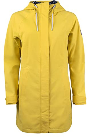 ELKLINE Damen Regenmantel Feel Good | wasserdicht halblang | verstellbare Kapuze Softshell Regenjacke | 2022023