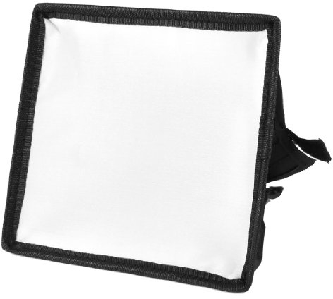 Ruilogod Tragbare faltbare Flash Diffusor Soft Box Softbox 17 x 15 cm für DSLR