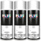 Pintura Spray 520cc para pintar todo tipo de super cies: madera, metal, cartón, tela, piedra, bra de vidrio, plásticos rígidos, etc para bricolaje y DIY.Blanco Brillo (Ral:9010)(Paquete de 3 )