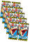 Lego Jurassic World Serie 2 Karten - Trading Cards - 10 Booster Sammelkarten Bundle + 10 Originale Hüllen