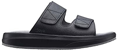 JOYA Max III Black - Herren Sandalen aus Glattleder