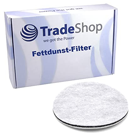 Trade-Shop Fettdunst-Filter/Fritteusen-Filter kompatibel mit SEB Tefal Moulinex SmartClean FR4009307D 1250, FR4009717D, FR4009727D, FR400Z007D